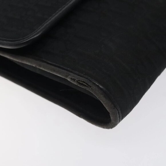 Christian Dior Trotter Canvas Shoulder Bag Black Auth BA3304 - Picture 7 of 16